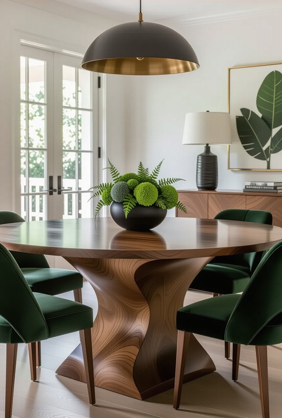bold unique statement dining tables