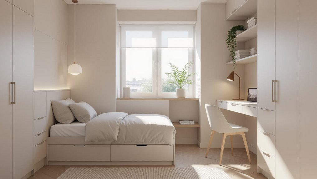 built in furniture space saving solutions