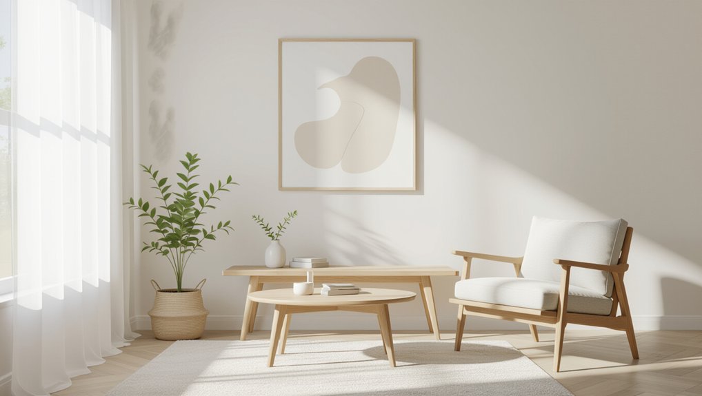 calm minimalist indoor decor