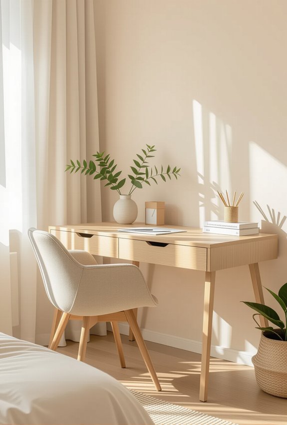 clutter free minimalist desk benefits