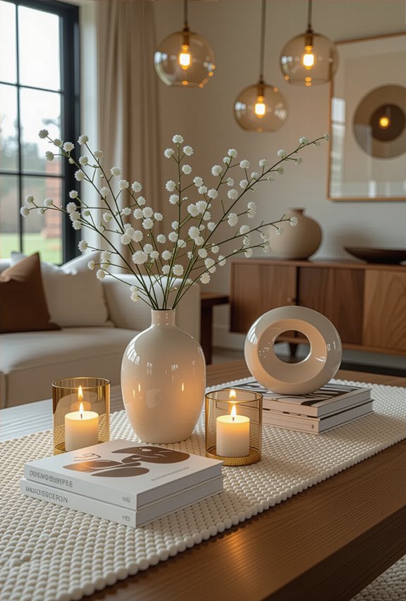 cozy ambient lighting touches
