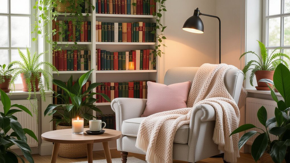 cozy corner for reading