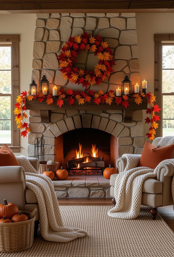 cozy fireplace decor ideas