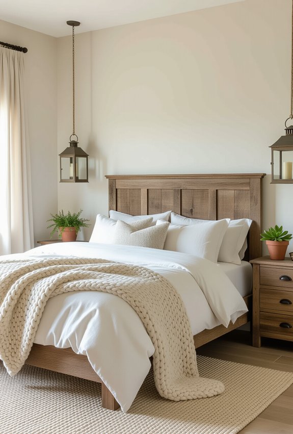 cozy rustic bedroom retreat