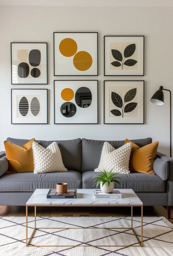 create a cohesive gallery wall
