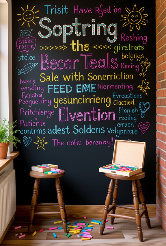 creative chalkboard wall ideas
