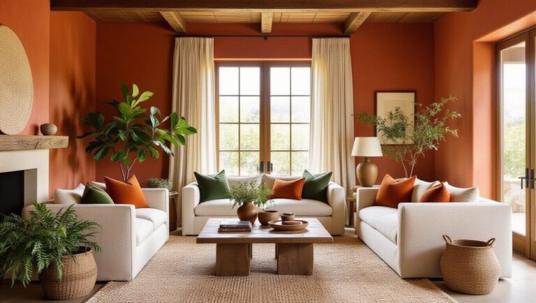 earthy tones for living