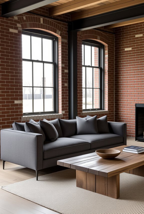 edgy minimalist industrial sofas