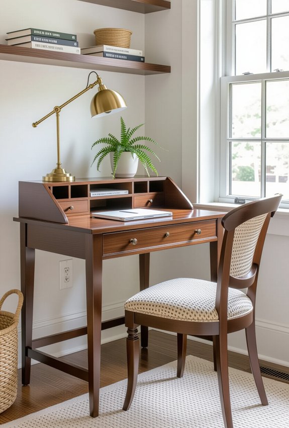 elegant compact workspace solution