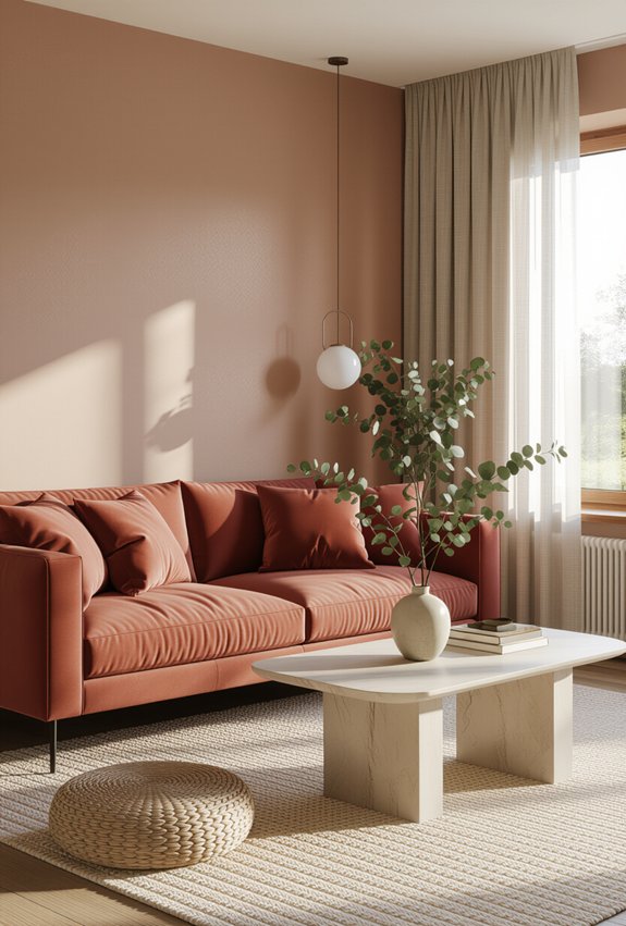 elegant dusty rose decor