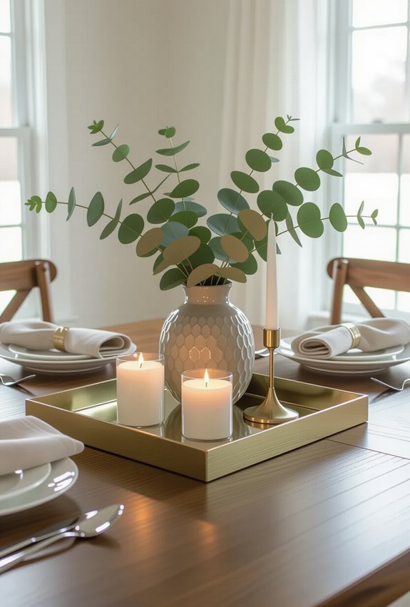 elegant organization with trays