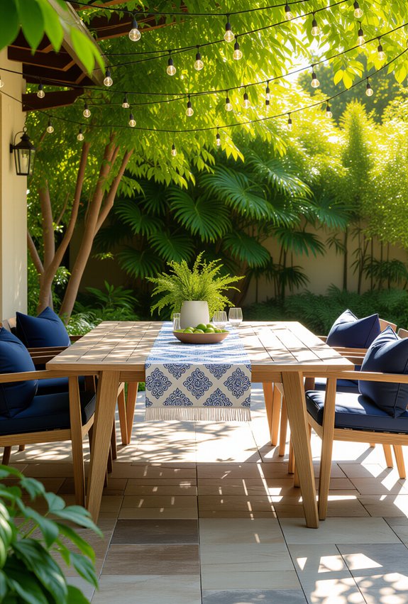 elegant weather resistant dining tables