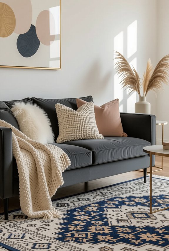 elevate decor with unique rug