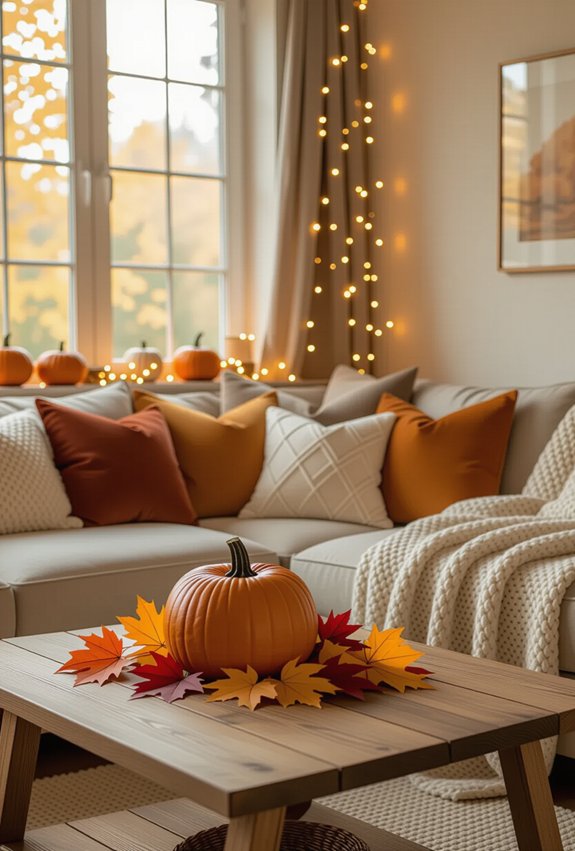 enchanting autumn fairy lights