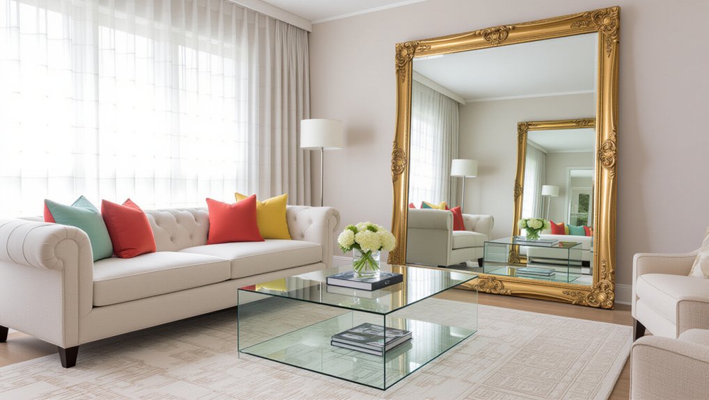 enhance light with mirrors