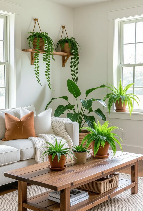 enhance space with greenery