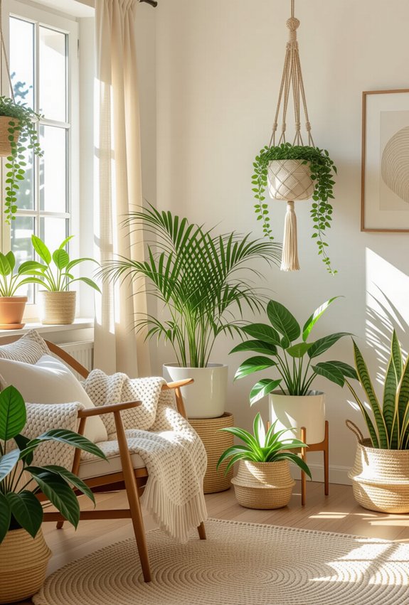 enhance space with plants