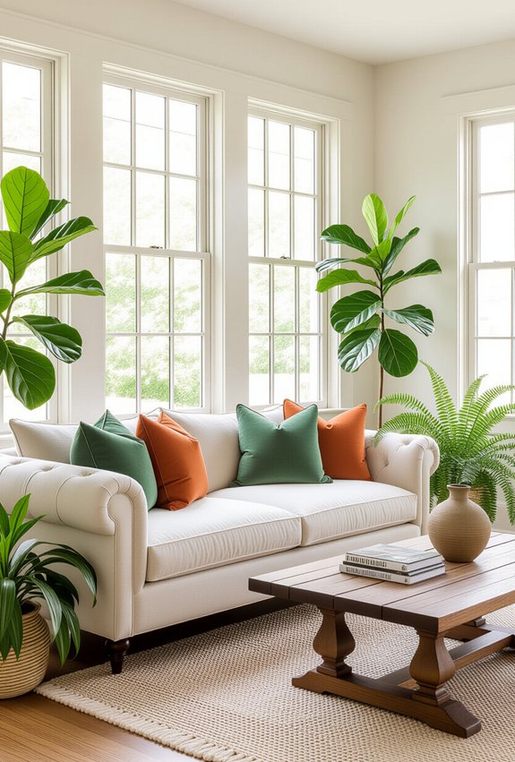enhance space with plants