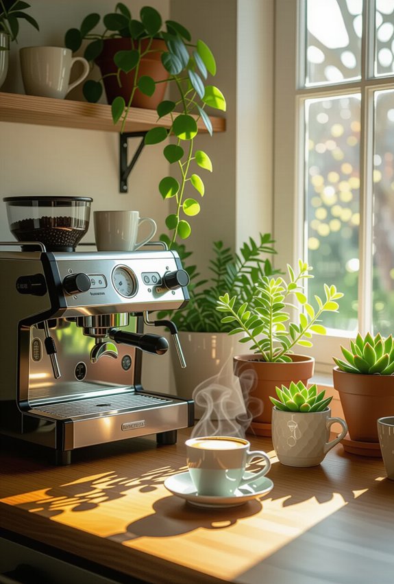 fresh plants soothing atmosphere