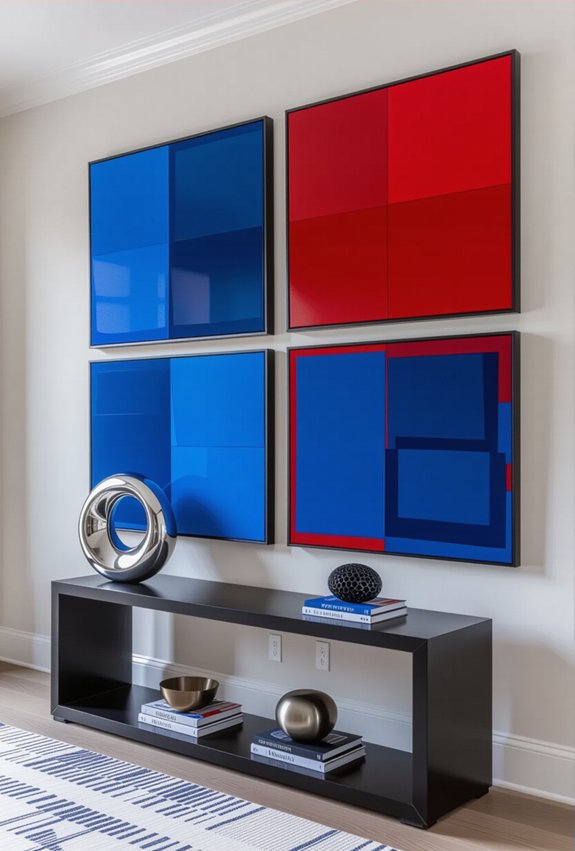 impactful bold artwork centerpiece