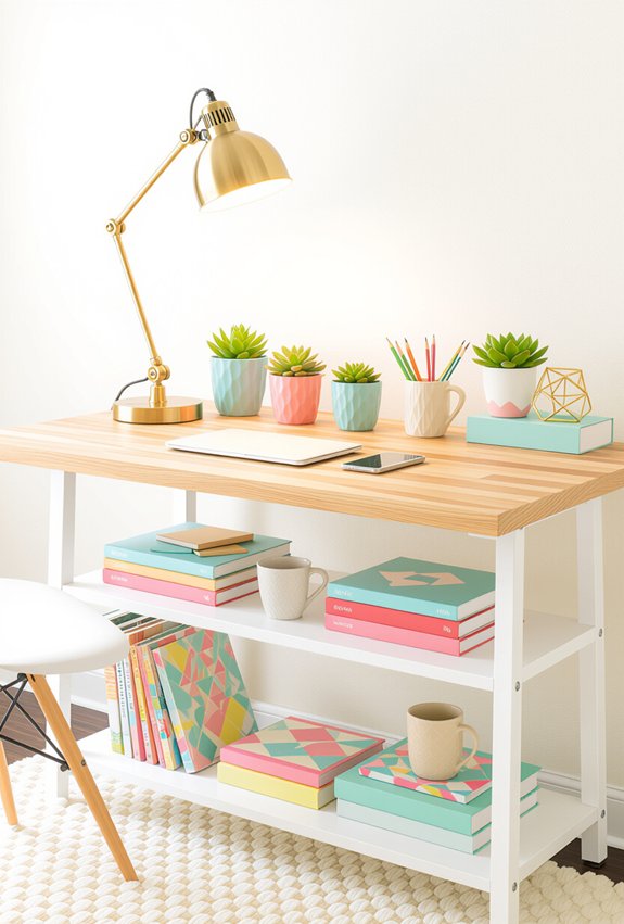innovative study table storage