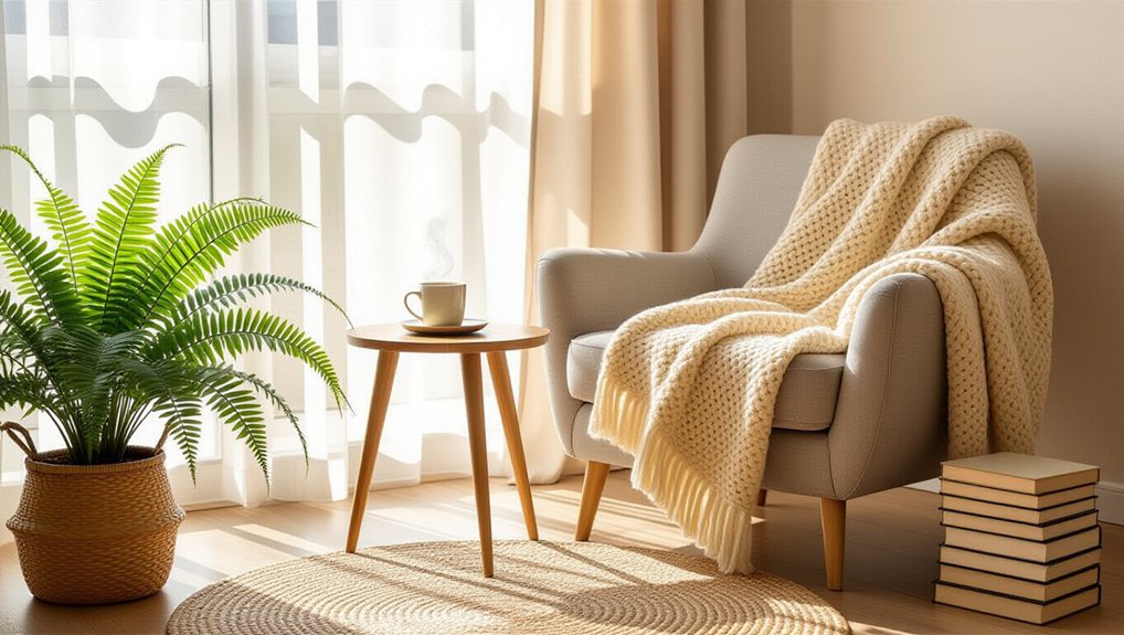 inviting corners for relaxation