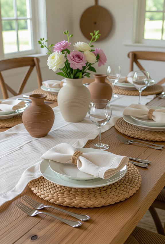layered textiles enhance ambiance