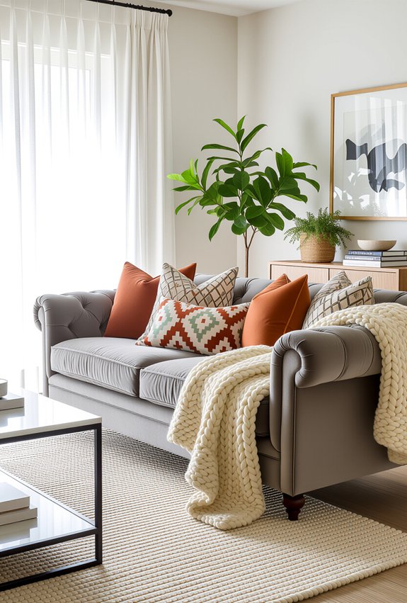 layered textures for comfort