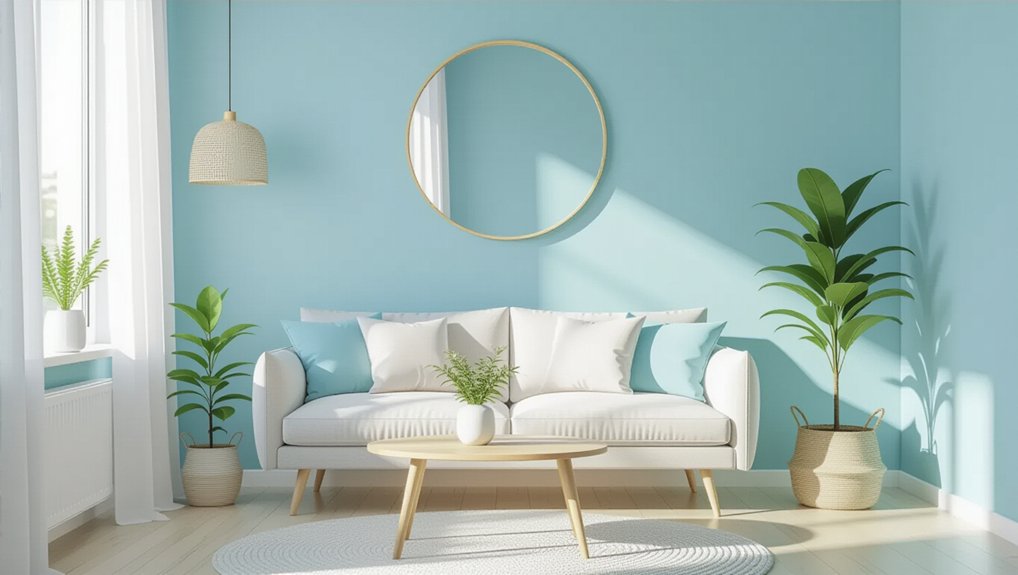 light colors enhance spaciousness