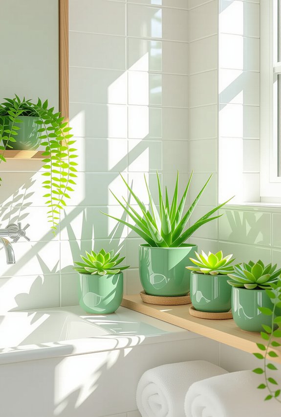 low maintenance bathroom plants