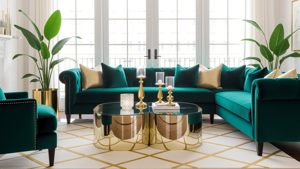 luxurious glam living room