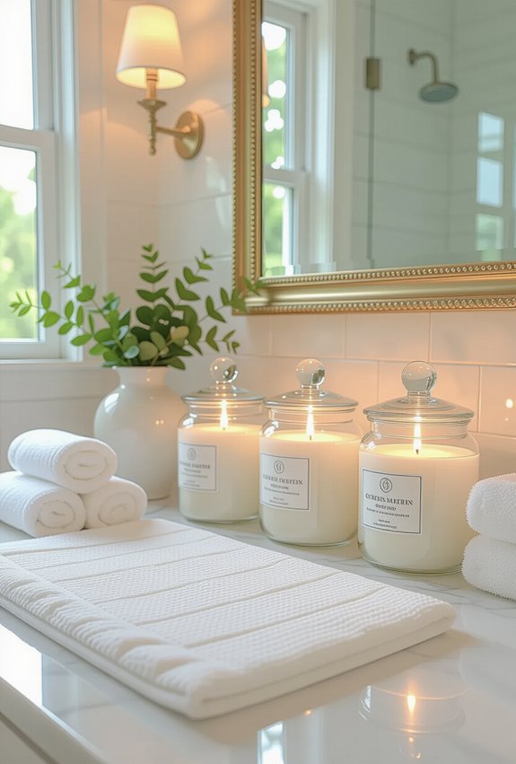 luxurious guest bathroom essentials