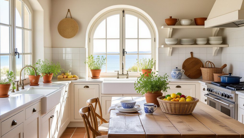 mediterranean coastal kitchen charm