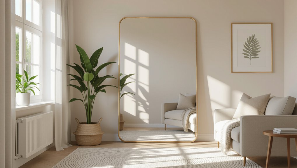 mirrors enhance room illusion