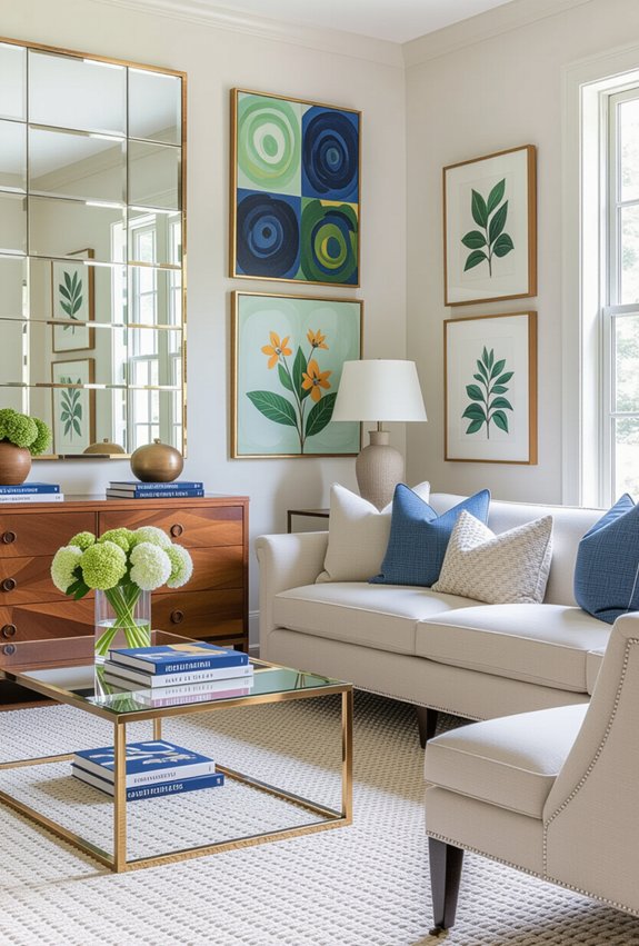 mirrors enhance spatial depth
