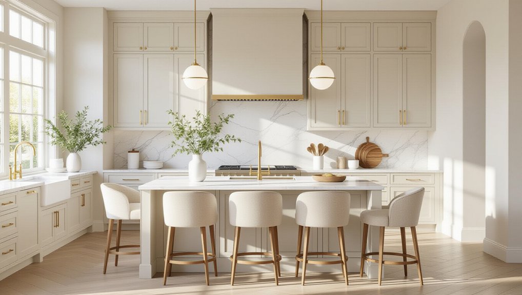 modern beige cabinet elegance