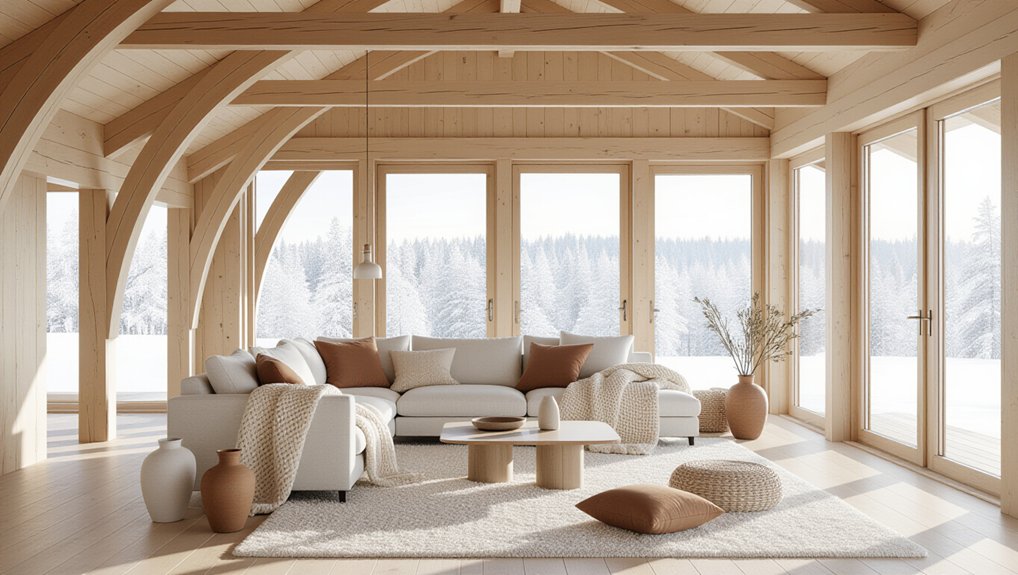 natural materials enhance warmth