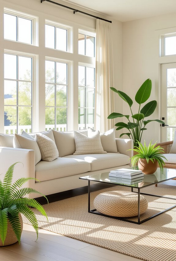 nature inspired living room decor