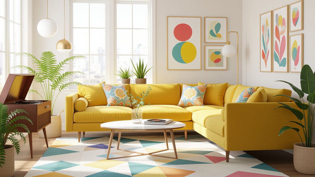 nostalgic modern decor blend