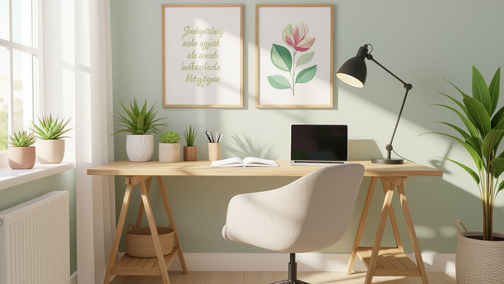 optimized desk for productivity