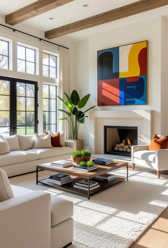 personalized cozy living space