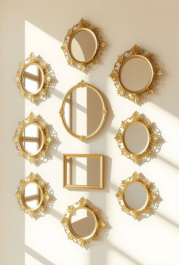 personalized decorative mirror collages