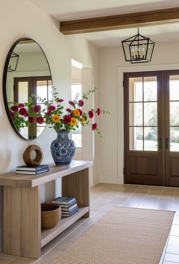 personalized entryway art showcase