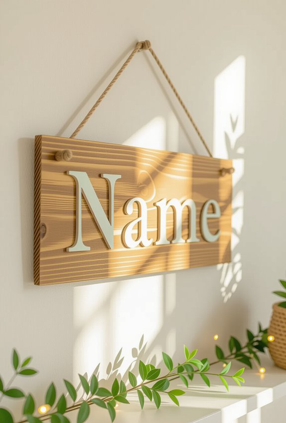personalized home name sign