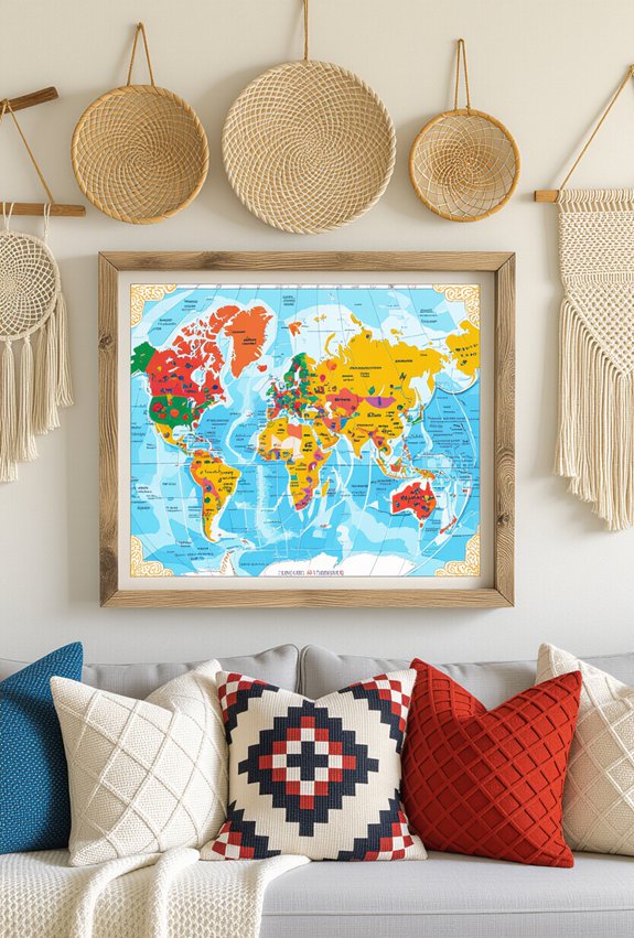 personalized travel map display