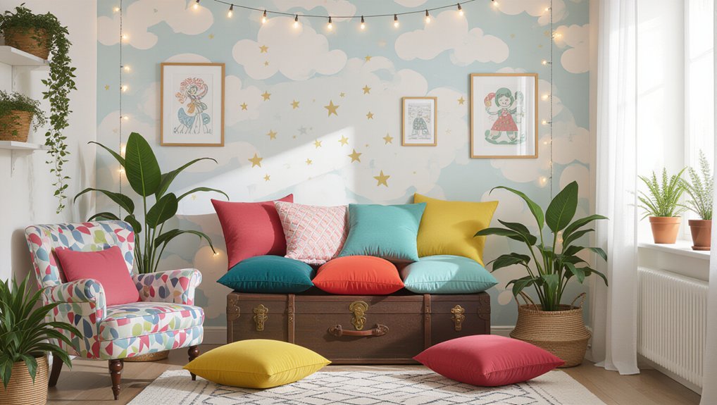 playful decor and textures