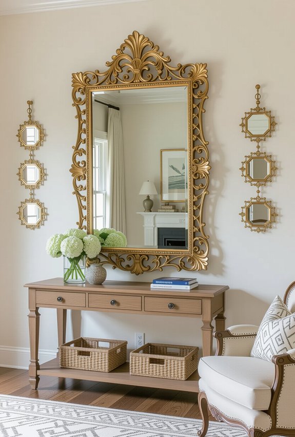 reflective decorative wall art