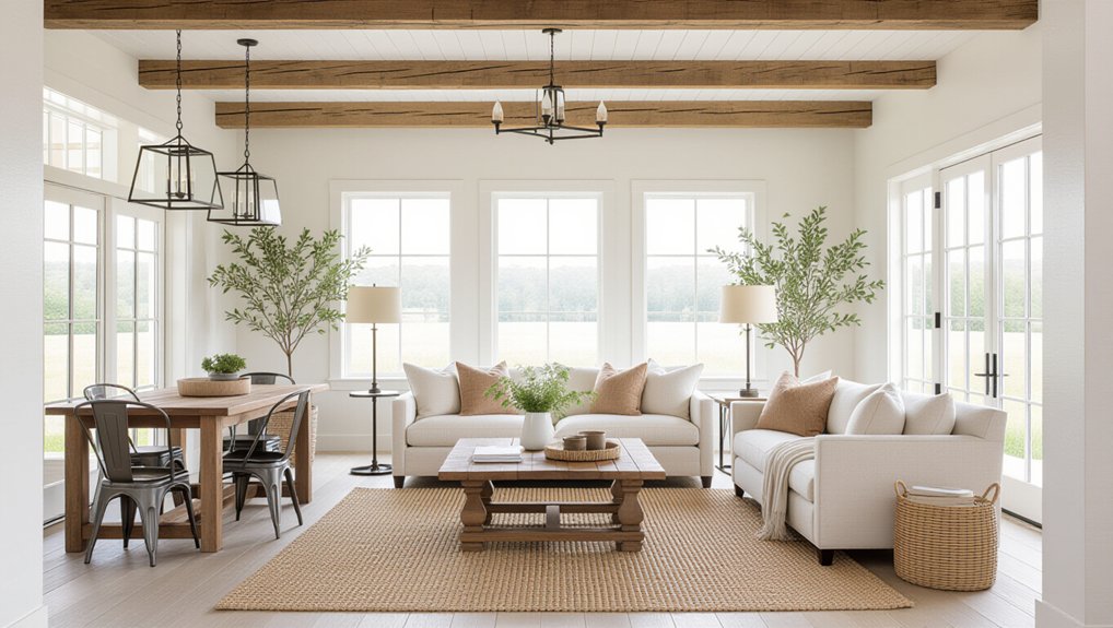rustic contemporary farmhouse style