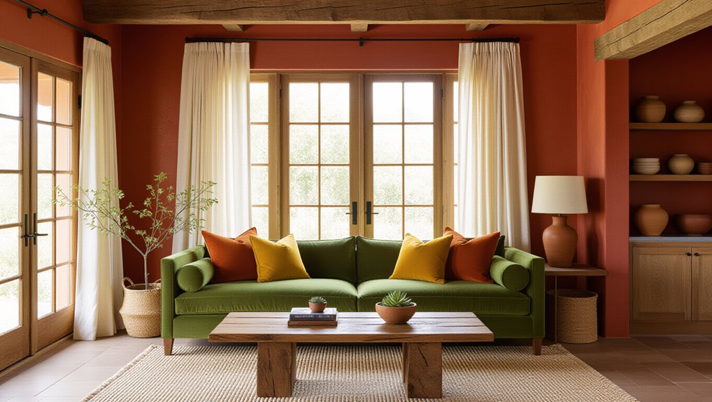 rustic earthy cozy retreat