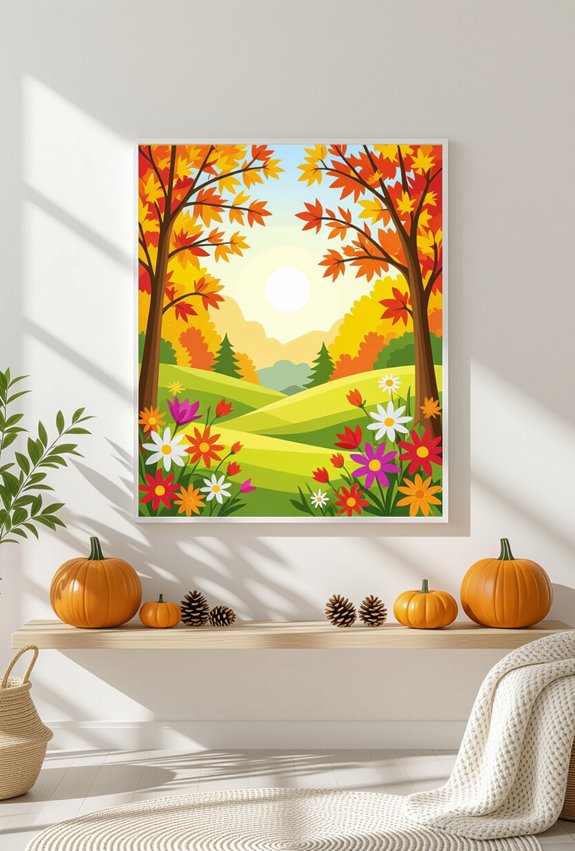 seasonal artwork for decor